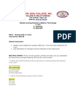 2021 BSN 1 Medical Terminology First Quiz