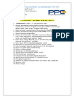 US DMF-Document Checklist