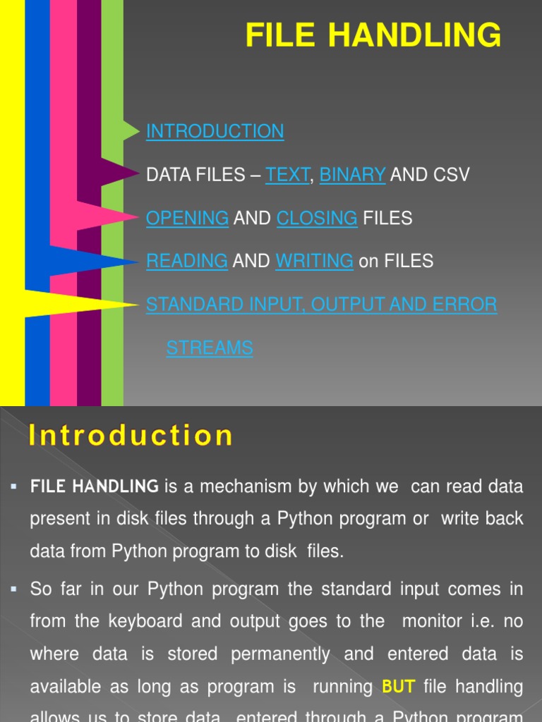 Text File Operations | PDF