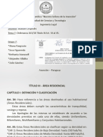 Ordenanza 163/18 Título III Art. 34-45 Áreas Residenciales