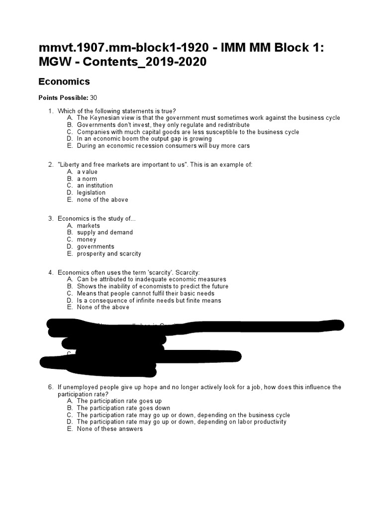 ECONOMICS EXAM QUESTIONS AND ANSWERS PDF FREE DOWNLOAD 2021 visual data 3