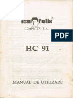 Manual HC-91 Si Supliment HC-91 Plus (1991) (I.C.E. Felix)