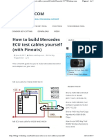 Build Mercedes Ecu Test Cables Yoursel