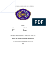 Laporan Hasil Observasi Di SDN 20 Muhammadiyah Limboto