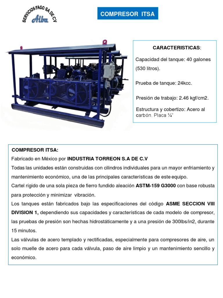 7.-Compresor Itsa | PDF