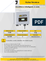 Inversor String Fotovoltaico Interligado À Rede: 3 KW 1 3,6 KW 1 6 KG