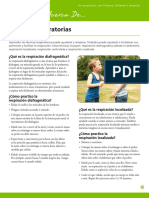 Breathing Techniques (Let's Talk About... Pediatric Brochure) Spanish