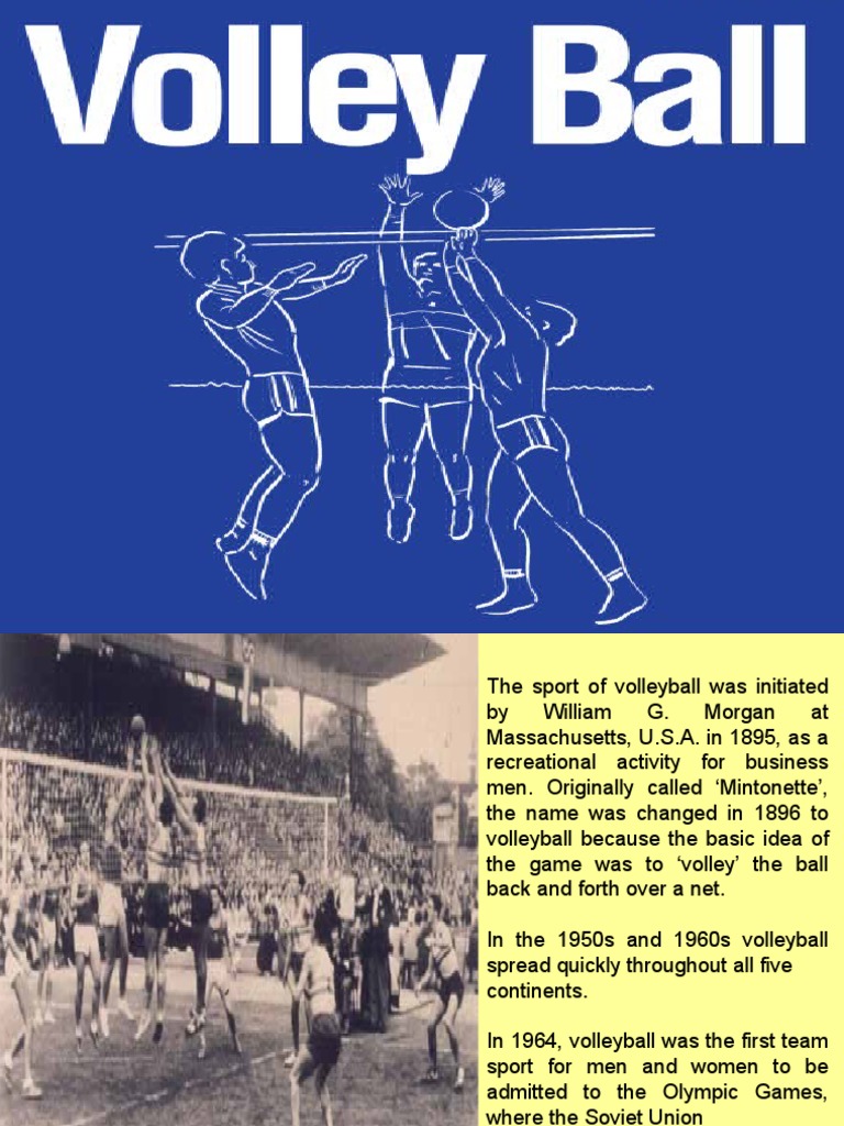 The History and Development of Volleyball PDF Volleyball Ball Games