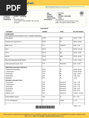 Medical Report