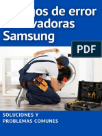 Códigos de Error en Lavadoras Samsung Soluciones y Problemas Comunes