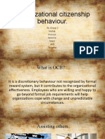 OCB-Organizational citizenship behaviour