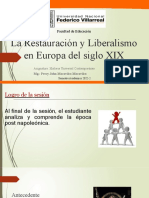 Sesión 04 - La Restauración y Liberalismo en El Siglo XIX