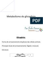 Aula - Metabolismo Do Glicogênio