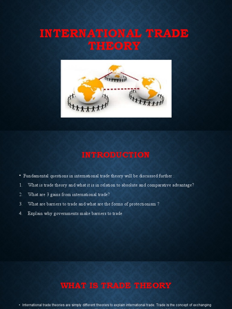 Trade | PDF | Comparative Advantage | Mercantilism