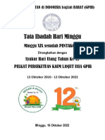 (Fix) Tata Ibadah Hut Ke 12 Tahun Pklu Gpib