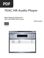 TEAC HR Audio Player OM E VP