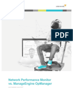 Solarwinds NPM Competitive Comparison Vs Manageengine