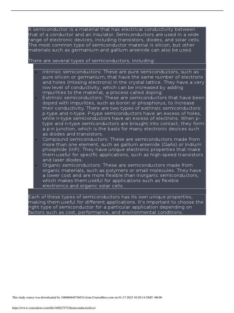 Semiconductor Pdf Semiconductors Doping Semiconductor