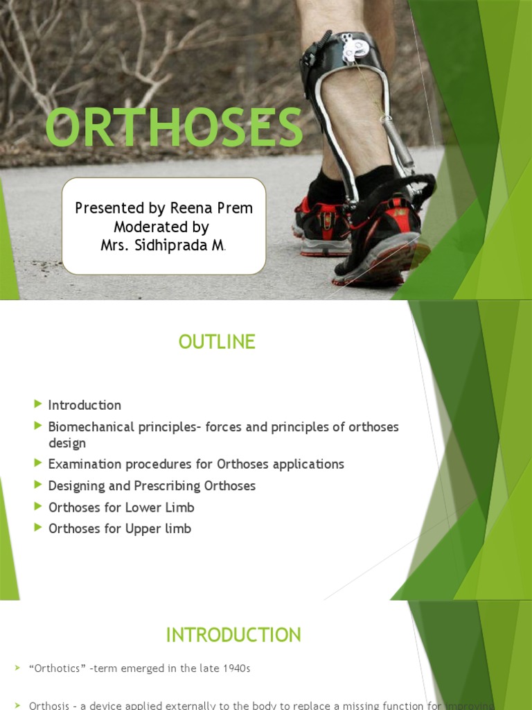 Orthotics Ul & LL PDF Foot Anatomical Terms Of Motion