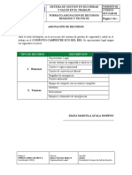 Formato 1 Asignación de Recursos Fisicos y Técnicos