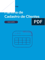 Planilha Cadastro Clientes