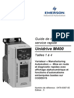 Unidrive m400 QSG SF Iss5 FR