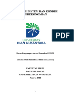 Sistem dan Kondisi Perekonomian Indonesia 2019-2021