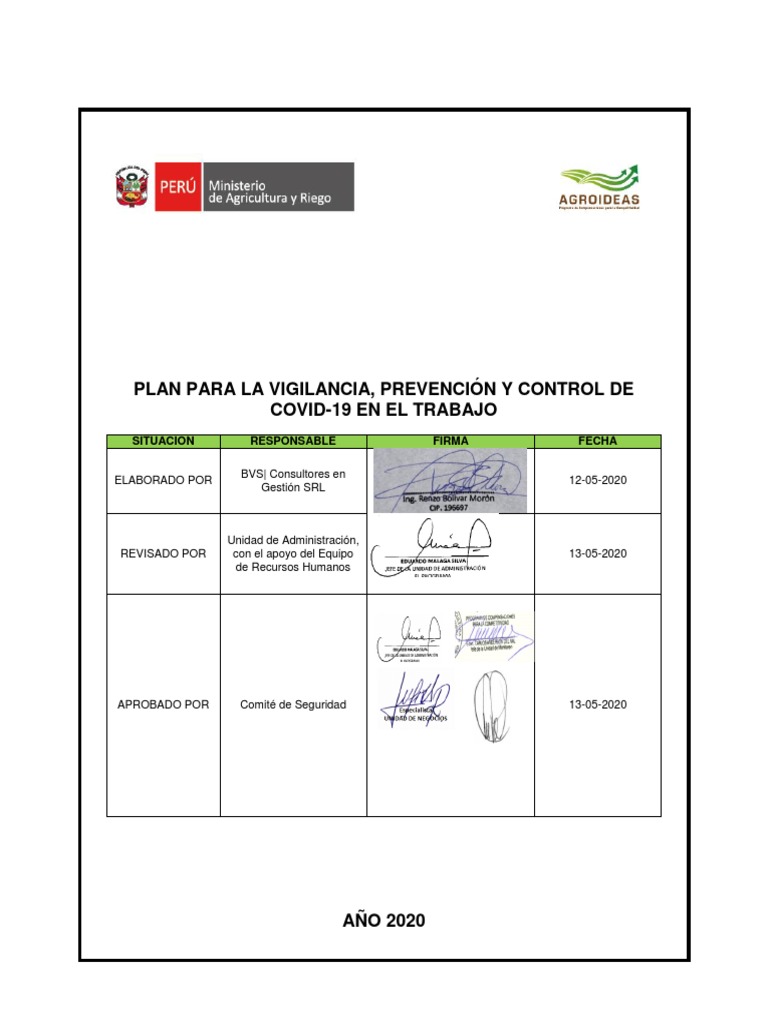 Plan COVID V3 | PDF | Lavado de manos | Enfermedades cardiovasculares