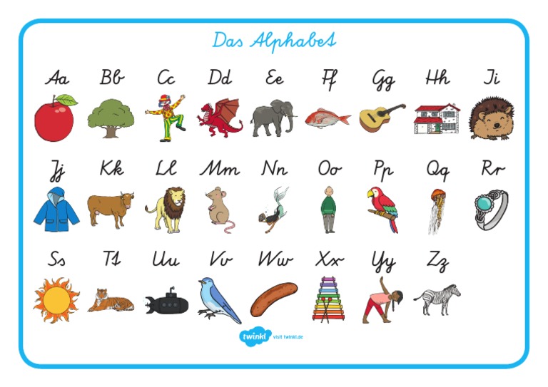 Alphabet uebersicht pdf