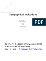 4.0 Geographical Indiacations