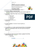 Alimente Și Preparate Sănătoase Tema Proiectului.......................................................