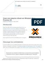 Crear Una Máquina Virtual Con Windows 10 en Proxmox VE