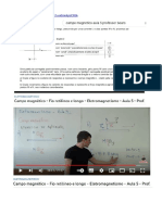 Campo Magnetico Professor Boaro