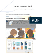 Cómo Insertar Una Imagen en Word 1