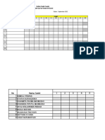 Daftar Hadir Santri