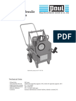 Hydraulic pump unit 77-227.20 technical data