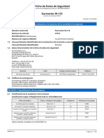 Ficha de Datos de Seguridad para Kuriverter IK-110