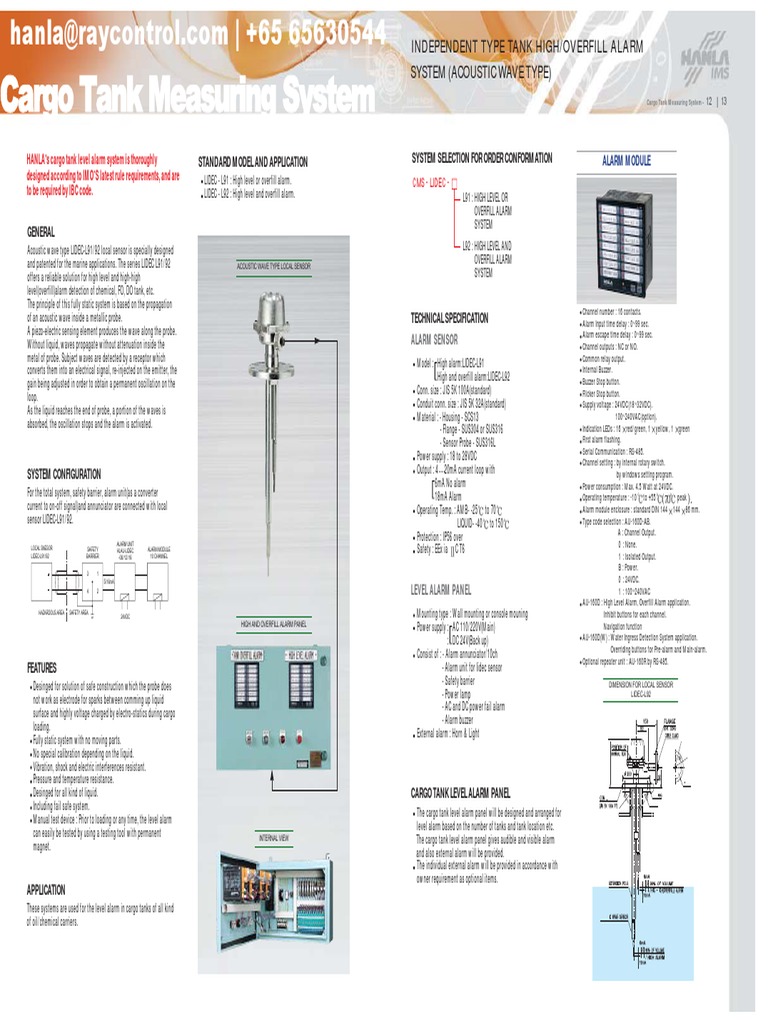 Hanla LIDEC | PDF | Power Supply | Sensor