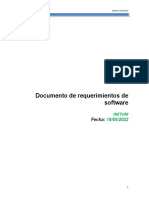 Documento de Requerimientos de Software