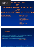 Download Ppt on Problem Identification and Hypothesis 1 by Kusum Bajaj SN62034503 doc pdf