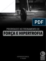 Prioridades No Treinamento de Força e Hipertrofia Bodyweight Brasil 2019v1.2