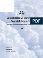 Consolidated Vs Stand - Alone