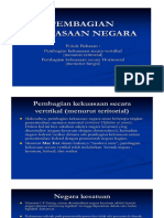 Pembagian Kekuasaan 