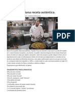 Paella Valenciana Chef Amadeo