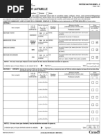 Formulaire d'information familiale IMM 5707 | PDF | Gouvernement et ...