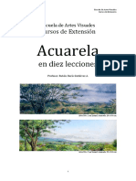 Cursos de Acuarela en la Escuela de Artes Visuales