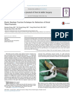 Elastic Bandage Traction Technique For Reduction of Distal Tibial Fractures