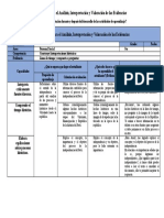 Matriz para El Análisis, Interpretación y Valoración de Las Evidencias