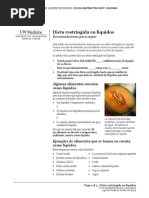 Dietas Restringidas en Liquidos
