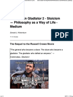 Stoicism in Gladiator 2. The Sequel To The Russell Crowe Movie - by Donald J. Robertson - Stoicism - Philosophy As A Way of Life - Medium